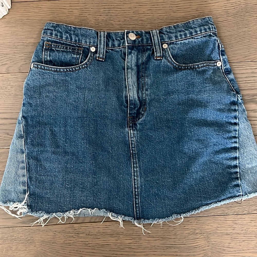 Madewell Patchwork Mini Skirt - image 1